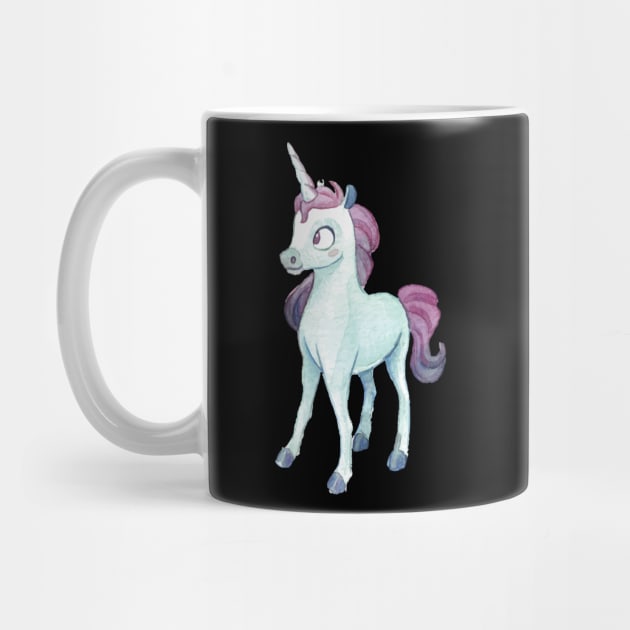 cute unicorn graphic art by ghazistore